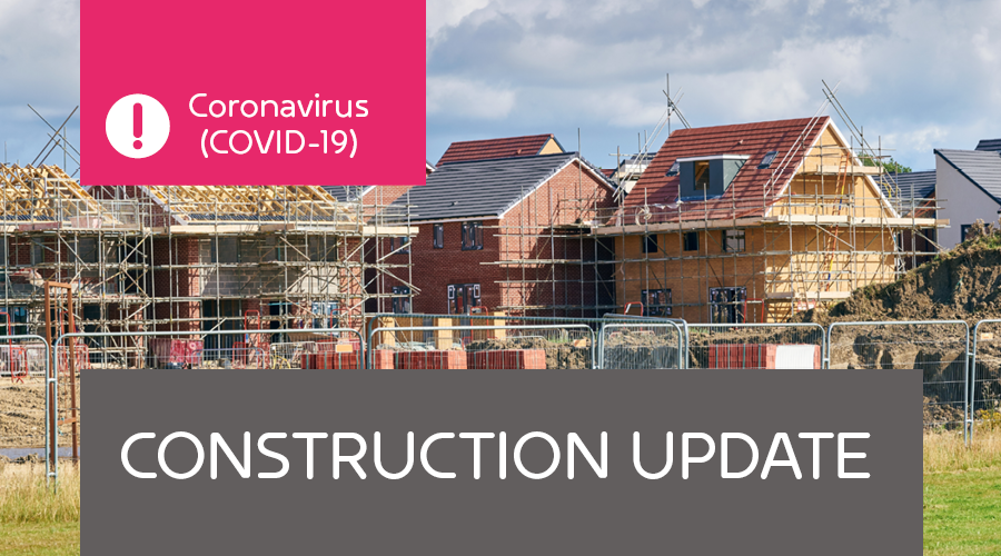 Our construction sites are closing Friday 27th March