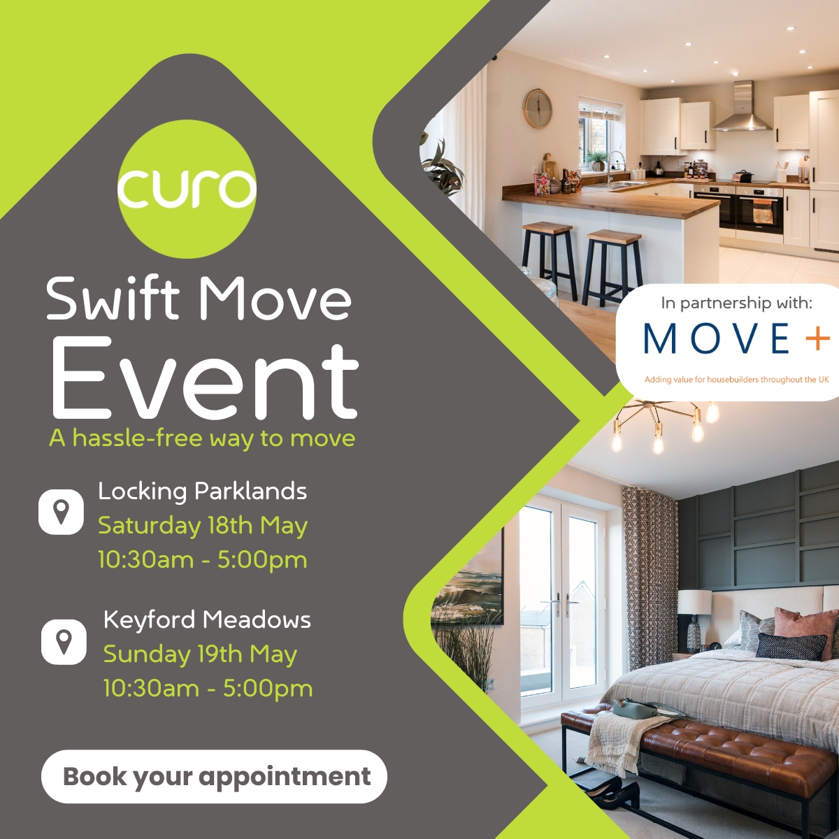 Unlock the door to your new home at our Swift Move events 